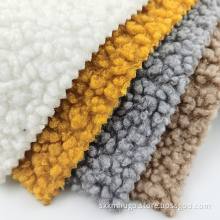 100% Polyester Teddy Velvet Fabric for Sofa Upholstery